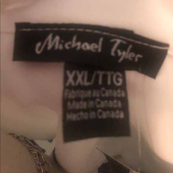 NWT Button down sleeveless long Navy & White top - Picture 2 of 6